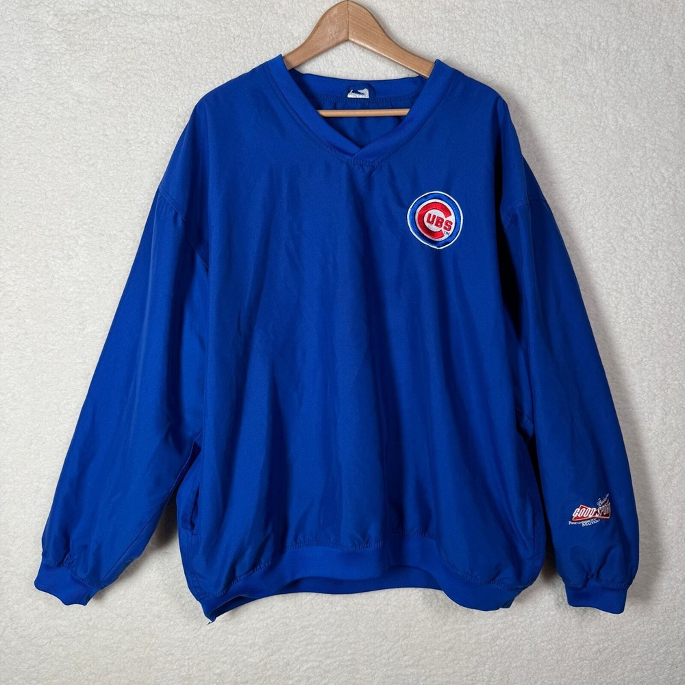 Chicago Cubs Budweiser‎ Mens Pullover Wrigley XL Baseball MLB Beer Windbreaker